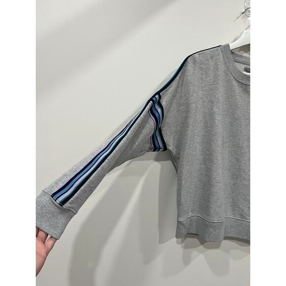 Aerie Striped Sleeve Sweatshirt - Picture 3 of 8